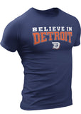 (0052) Believe In Detroit T-Shirt, Detroit T-Shirts LLC