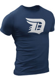 (0105) Detroit D-Logo T-shirt, Detroit Rebels Brand