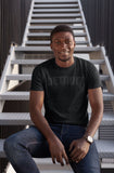 (0106) Detroit Black-On-Black Logo T-shirt, Detroit Rebels Brand