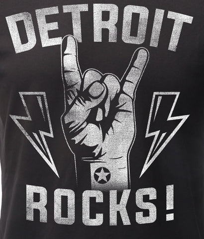 (0091) DETROIT ROCKS T-Shirt by DETROIT REBELS Brand