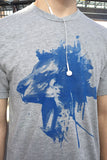 (0049) Roaring Lion Detroit T-Shirt, Detroit T-Shirts LLC - Detroit T-Shirts | Detroit Apparel | Detroit Clothing