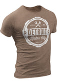 (0001) Detroit Motor City Forever T-Shirt Mens by DETROIT★REBELS Brand