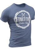 (0001) Detroit Motor City Forever T-Shirt Mens by DETROIT★REBELS Brand