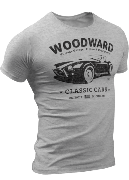 (0026) Woodward Garage T-shirt (5), Detroit T-Shirts LLC