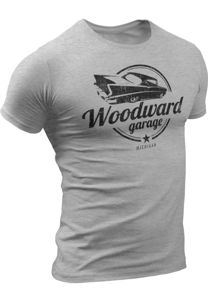 (0027) Woodward Garage T-shirt (6), Detroit T-Shirts LLC